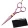 Pink Hair Cutting Scissors for Hairdressers and Barbers, 5.5 inch (14 cm) Hair Shears with Presentation Case