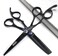 hairdresser professional scissors set left-handed 6.0 inch hair sparse scissors hairdressing scissors 440C (2pc)