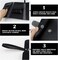 FERCAISH Salon Scissors Storage Bag, Black Leather Scissors Holder Pouch Cases - Multifunctional Clutch Bag Barber Salon Scissors Cases, Salon Tools Holster Bag for Stylist Barber Hairdressers