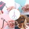 Personal Care Professional Beauty Tools (pink) Small scissors Facial hair removal and ear, nose and eyebrow, beard trimming Stainless steel fine straight head scissors