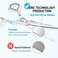 Professional Hair Scissors with CNC Tech, 6.5" Hair Cutting Scissors, Extremely Sharp Convex Blade Barber Shears, 440C Steel Haircut Scissor with Adjuster Leather Case for Women Men Kids Salon Home