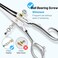 Professional Hair Scissors with CNC Tech, 6.5" Hair Cutting Scissors, Extremely Sharp Convex Blade Barber Shears, 440C Steel Haircut Scissor with Adjuster Leather Case for Women Men Kids Salon Home