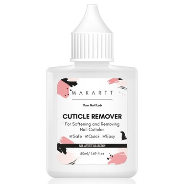 Makartt Cuticle Remover Liquid, 50ml Professional Instant Softener Cream for Dry Cuticles, Salon-Quality Nail Care Dissolver for Manicure &amp; Pedicure Use
