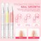 COSCELIA 8pcs Cuticle Oil for Nails Cuticle Oil Pen Bulk for Nail Care Gel Polish Softener and Strengthener Natural Moist Gel Nail Nourishment Treatment Manicure Tools DIY Gifts for Women