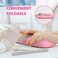 AORAEM Nail Arm Rest, Microfiber Leather Manicure Hand Pillow Professional Nail Rest Cushion Table Desk Station for Salon Use (Pink)