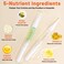 Meschett 2PCS Cuticle Oil Pens for Nail Care,Cuticle Revitalizer Oil Pen with Soft Brush,Cuticle Oil to Prevent Nail Cracking and Dry (Lily &amp; Apple Flavor)