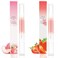 Meschett 2PCS Cuticle Oil Pens for Nail Care,Cuticle Revitalizer Oil Pen with Soft Brush,Cuticle Oil to Prevent Nail Cracking and Dry (Peach &amp; Strawberry Flavor)