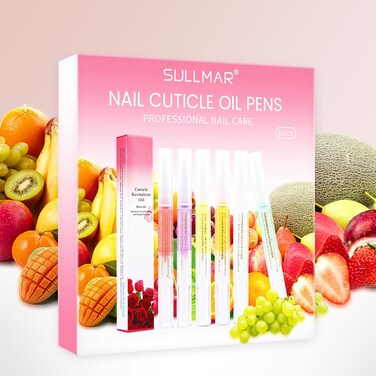 Cuticle Oil Pen Nail Oil Cuticle Pen Nail Care Kit Nail Nourish Oil Repair Nail Enhance Nail Surface Nail Oil Pen for Salon Use(6pcs)