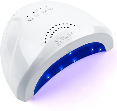 UV Gel Nail Lamp,48W UV Nail Dryer LED Light for Gel Polish-4 Timers Professional Nail Art Accessories, Nail Lamp for Gel Nail Polish