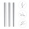 POPETPOP 3Pcs Empty Nail Polish Bottle Nail Paint Penci Refillable Eyelash Growth Container Cuticle Pens Empty Nail Oil Pen Empty Lip Oil Gloss Tubes Nail Gel Plastic Empty Bottle Lip Gloss