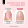 Beetles Nail Strengthener,Air Dry Clear Nail Polish Strengthener and Growth Nail Growth Treatment Nail Strengthener for Thin Nails and Growth