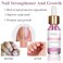 Nail Strengthener And Growth - Nail Hardener - Natural Essential Nail Strengthener - Nourish Nail Strengthener Polish - Nail Strengthener For Thin, Weak, Damaged Nails, 15ml