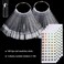 100PCS Nail Color Swatch Sticks with Number Stickers, Clear Square Nail Sample Sticks, Nail Art Display, Fan Shaped Practice Nail Tips with Ring, Nail Polish Color Chart, Nail Salon Supplies
