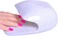 Portable Nail Fan Dryer for Nail Art Polish Gel, Quick Dry Nail Dryer Blower Machine for Nail Salons Fingernail Toenail（White）