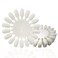 Honbay 20PCS Plastic 18 Tips False Nail Swatches Wheels Nail Art Color Polish Display Wheel for Manicure
