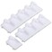 10Pcs Plastic Fake Nail Tip Practice Display Holder Nail Art Training Stand Rack Nails Display Practice Art Painting Fake Nail Holder with Base for False Nail Designs Home DIY Beginner Salon Supplies,