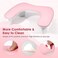 Arm Rest for Nails Tech - U-shaped Manicure Nail Hand Rest Pillow Cushion, Big Microfiber Leather Nail Arm Rest Stand for Acrylic Nail Art Tech (Pink)
