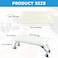 Nail Arm Rest and Nail Polish Mat Set, Foldable PU Leather Nail Hand Rest, with Nail Art Table Mat, Hand Rest for Acrylic Nails/Nail Hand Pillow for Manicure Salon Use (White)