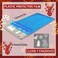PandaHall Winter Christmas Nail Art Plates 3pcs DIY Nail Art Templates Reusable Template Design Tool