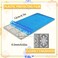 PH PandaHall 5pcs Mosaic Tile Pattern Nail Art Templates, Kaleidoscope Stamping Plate 52 Patterns Plant Flower Nail Art Stencils Stainless Steel Plates for Nail Design Print Manicure Salon
