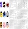 3Pcs French Border Plaid Nail Stamping Plate Floral Nail Stamping Templates French Line Tip Nail Art Stamp Plates Image Plate Stainless Steel DIY Reusable Tools for Manicure Printing
