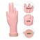 AORAEM Nail Trainning Hand Flexible Soft Practice Plastic Mannequin Hand Nails Tips Art Trainer Manicure Practice Hand Tool