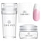 Saviland French Tip Nail Stamp - 4PCS Nail Art Stamper Kit Clear Silicone Nail Stamping Long &amp; Short Jelly Stamper for Nails with Scrapers Nail Stamper Kit for French Manicure Home DIY Nail Art Salon