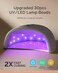 MelodySusie Cordless UV Nail Lamp with 3 Timers &amp; Smart Sensor, P-Plus30G Rechargeable UV Light Cures All Gels, Especially Builder, Hard, Extension, Acrylic &amp; Chrome Gel Polishes White