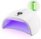 MelodySusie Cordless UV Nail Lamp with 3 Timers &amp; Smart Sensor, P-Plus30G Rechargeable UV Light Cures All Gels, Especially Builder, Hard, Extension, Acrylic &amp; Chrome Gel Polishes White