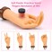 Yokilly Acrylic Nail Practice Hand - Bendable Soft, Flexible Plastic, Fake Mannequin Training Hand with Clamp Holder