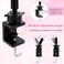 Yokilly Acrylic Nail Practice Hand - Bendable Soft, Flexible Plastic, Fake Mannequin Training Hand with Clamp Holder