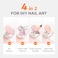 Modelones 3D Nail Gel Art, Sculpting Gel Glue for Molding, Drawing, Nail Charms &amp; Gems, Chrome Powder and Rhinestone Design No Wipe, U V Light Cured Salon &amp; DIY Use