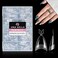 UNA GELLA Almond Shape Nail Tips Half Cover 216pcs Medium Almond Gel x Nail Tips Pre-buff Matte Soft Gel Almond Acrylic Press On Nails Easier Gel Nail Extentions Art Salon 12 Sizes