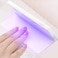 UV Led Nail Lamp, Foldable Mini UV Light for Nails, Fast Curing LED Nail Dryer, 2 Timers for Fast Curing Gel Polish Travel Home DIY Manicure (White)
