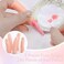 5 Pcs Silicone Practice Fingers for Acrylic Nails with 240 False Nail Tips Nail Training Mannequin Finger Soft Nail Art Training Manicure Fingers for DIY Nails Practice
