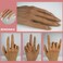 Silicone Practice Hands for Acrylic Nails with Stand Bracket Make-up Nail Practice Hand Flexible Hand Painted Mannequin Hands for Nails Art Training Tool (New 4#-Left Hand)