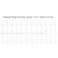 240pcs Clear Nail Swatches Sticks, Nail Art Polish Display Tips Manicure Supplies Equipment, Transparent(Long trapezoid 240 pieces)