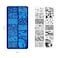 Nail Stamping Plate, DANNEASY 6 Pieces Nail Stamp Nail Stencils Flower Leaf Heart Stamping Plates For Nails Nail Design Kit Manicure Template Set (Lovely Series)