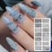 Nail Stamping Plate, DANNEASY 6 Pieces Nail Stamp Nail Stencils Flower Leaf Heart Stamping Plates For Nails Nail Design Kit Manicure Template Set (Lovely Series)