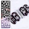 DANNEASY 6-Piece Nail Stamp Kit - Holiday Style Nail Stencils with Stamper, Scraper, Storage Bag