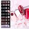 DANNEASY 6-Piece Nail Stamp Kit - Holiday Style Nail Stencils with Stamper, Scraper, Storage Bag