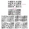 WOKOTO 6Pcs Butterfly Nail Stamping Plates Nail Stamps For Nail Art Stamping Kit Butterfly Feather Flower Stamping Plates For Nails Nail Stamp Plates Nail Plates For Nail Art Stamping Plates