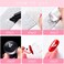 WOKOTO 6Pcs Butterfly Nail Stamping Plates Nail Stamps For Nail Art Stamping Kit Butterfly Feather Flower Stamping Plates For Nails Nail Stamp Plates Nail Plates For Nail Art Stamping Plates