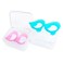 Silicone Eye Wash Cups, Eye Wash Bath for Refresh and Clean Tired Eyes, 4 Pcs Updated Version Pink and Blue with 2 Storage Containers