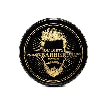 OL' DIRTY BARBER Hair Pomade For Men - Water Base Pomade for High Shine Strong Hold Styling Sleek Back - 4oz