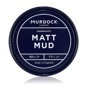 Murdock London Matt Mud   Non-Shine Shaping Clay   Vegan with Kaolin &amp; Vitamin E   Made in England   1.7 oz