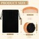10 Sets Men's Beard Grooming Kit: Natural Boar Bristle Brush, Pear Wood Dual-Sided Wide Tooth Comb, Travel Pouch - Perfect Valentine Gift (Circle)