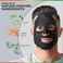 ODB for MEN Charcoal Essence Sheet Mask for Bearded Men 24 PK Hydrating Aloe &amp; Purifying Vitamin Facial Mask for men with beards Mens Skin Care Sheet Masks for Face Mens Skin Care Kit Bulk Face Masks