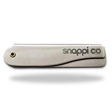 Snappi Co&reg; Metal Folding Beard Comb   304 Stainless Steel Pocket Comb for Men for Beard Grooming, Hair Styling &amp; Moustache Care   Compact Flip Comb, Portable Mens EDC Accessories   Includes Gift Box