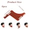 Beard Shaper 6 Pack Beard Shaping Tool Styling Template Comb Set Haircut Tools Template for Trimming for Men's Jaw Cheek/Neck Line Trimming,Mustache, (Blak,Brown)